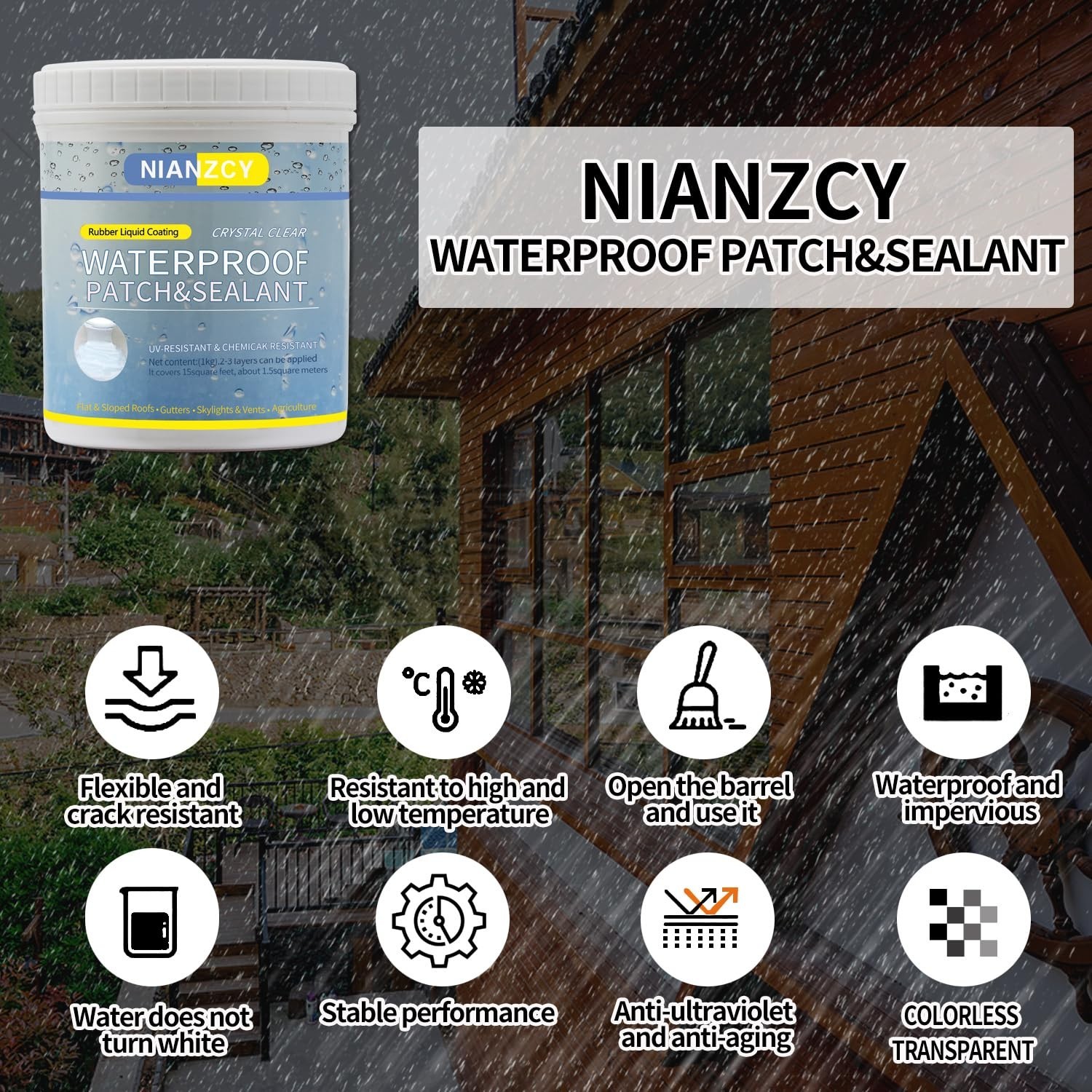 Archi Republic Clear Waterproofer - Highly Effective Waterproofing Coating That