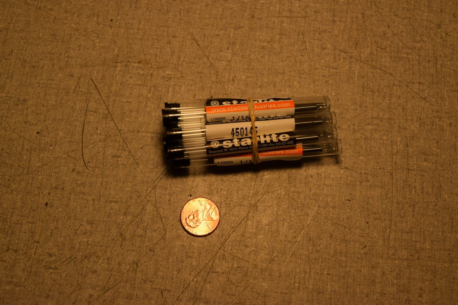Starlite 1/16" 450145 Carbide Burr File Deburring Cutter Shank 1/8" Lot of 10