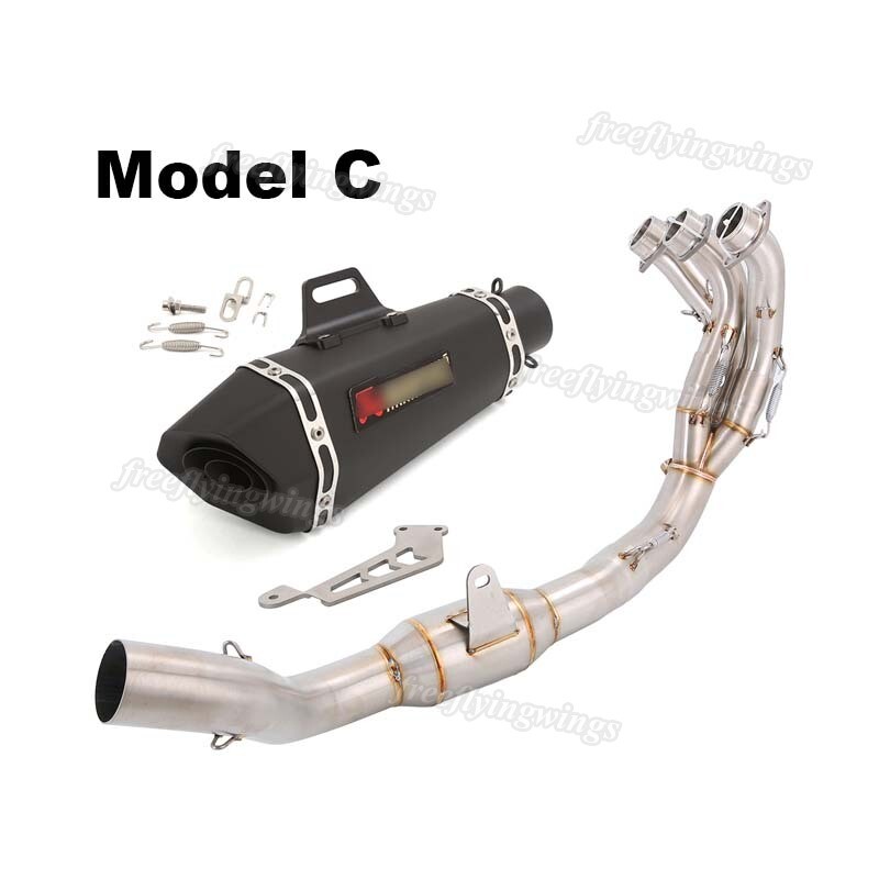 For Yamaha MT-09 2020-2023 Header Link Pipe Muffler Tips Exhaust Complete System
