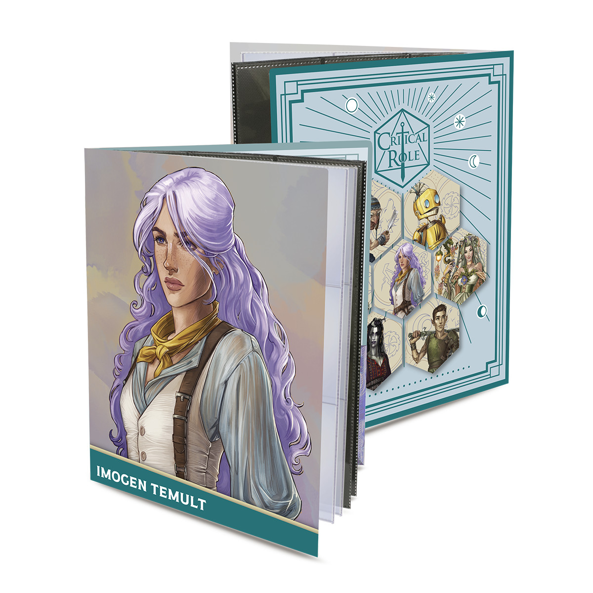 Critical Role Bells Hells Imogen Temult RPG Folio with Stickers