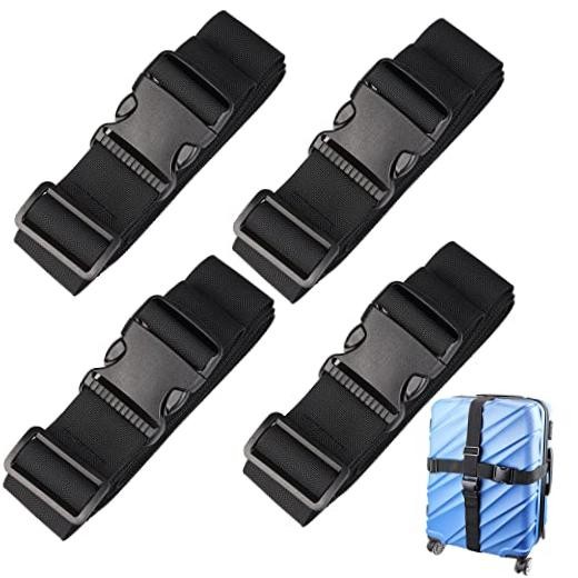 MAGARROW 1.5-Inch Luggage Straps Buckle Packing Strap Adjustable Belts