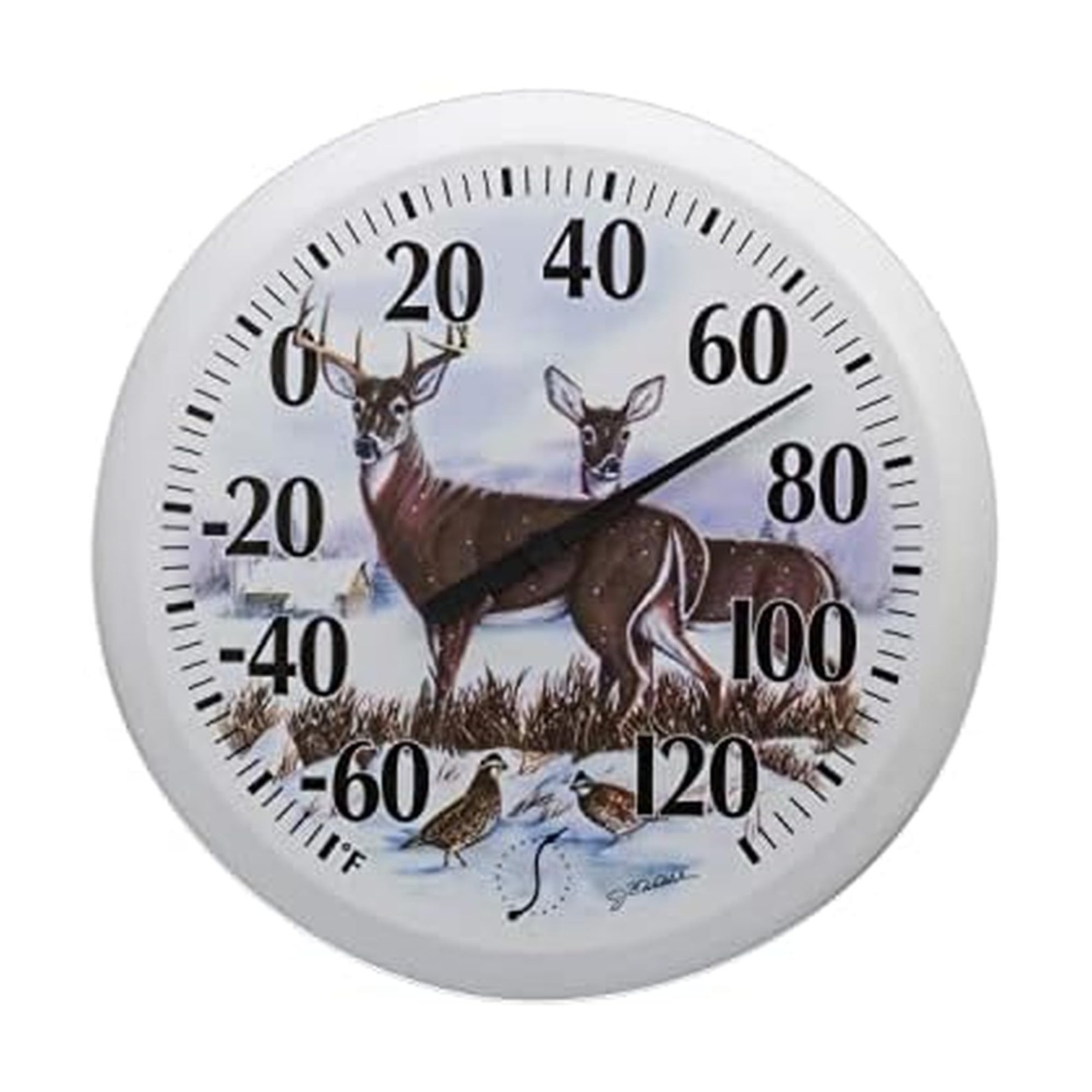 Springfield Indoor Outdoor Thermometer, Wireless Outdoor Thermometer with Lar...