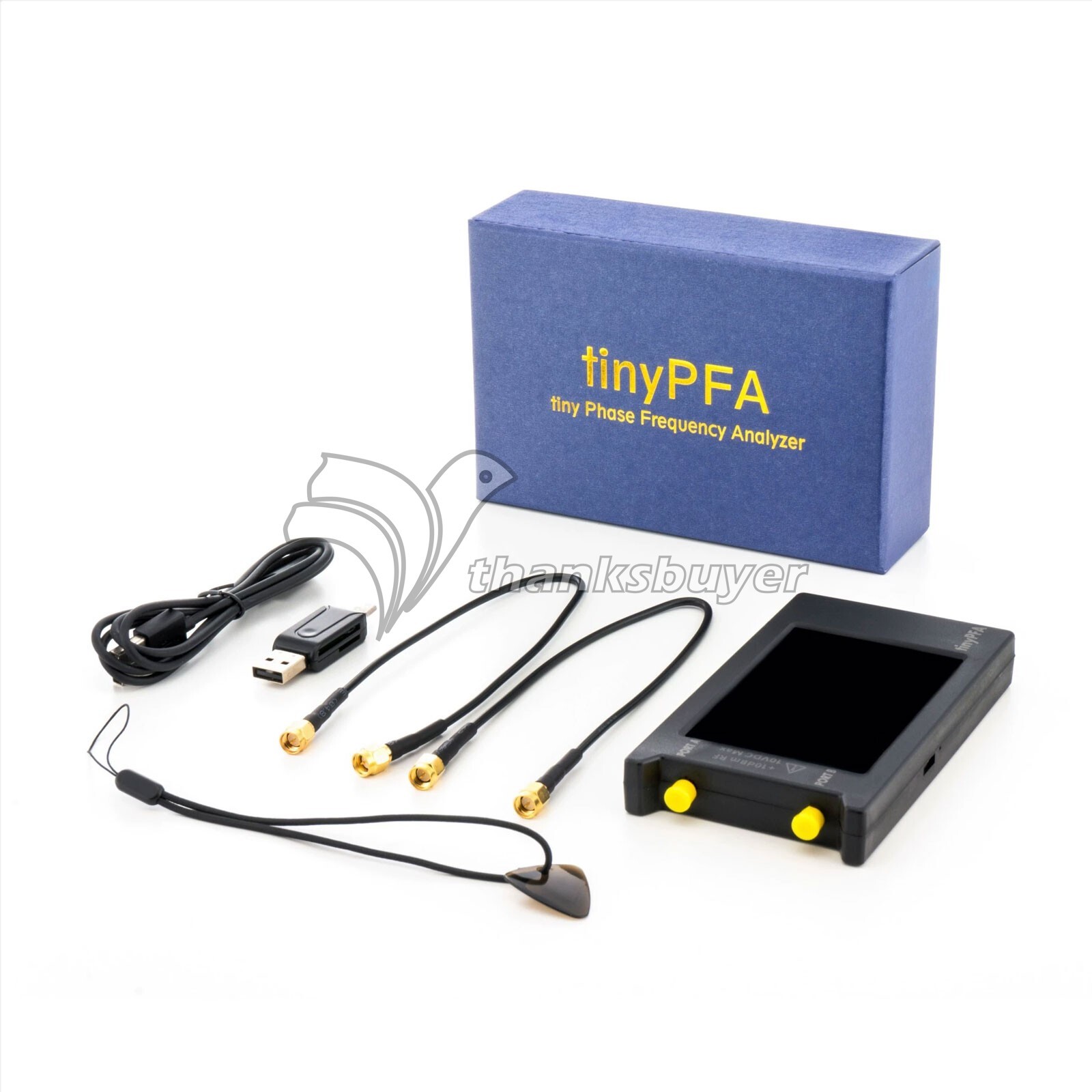 TinyPFA Portable Phase Frequency Analyzer 1MHz-290MHz with 4-inch Touch Screen