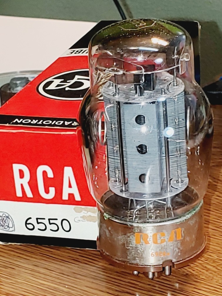 RCA 6550A Triple Getter NOS/NIB MaxiMatcher2/TV-7 tested (1) tube lot