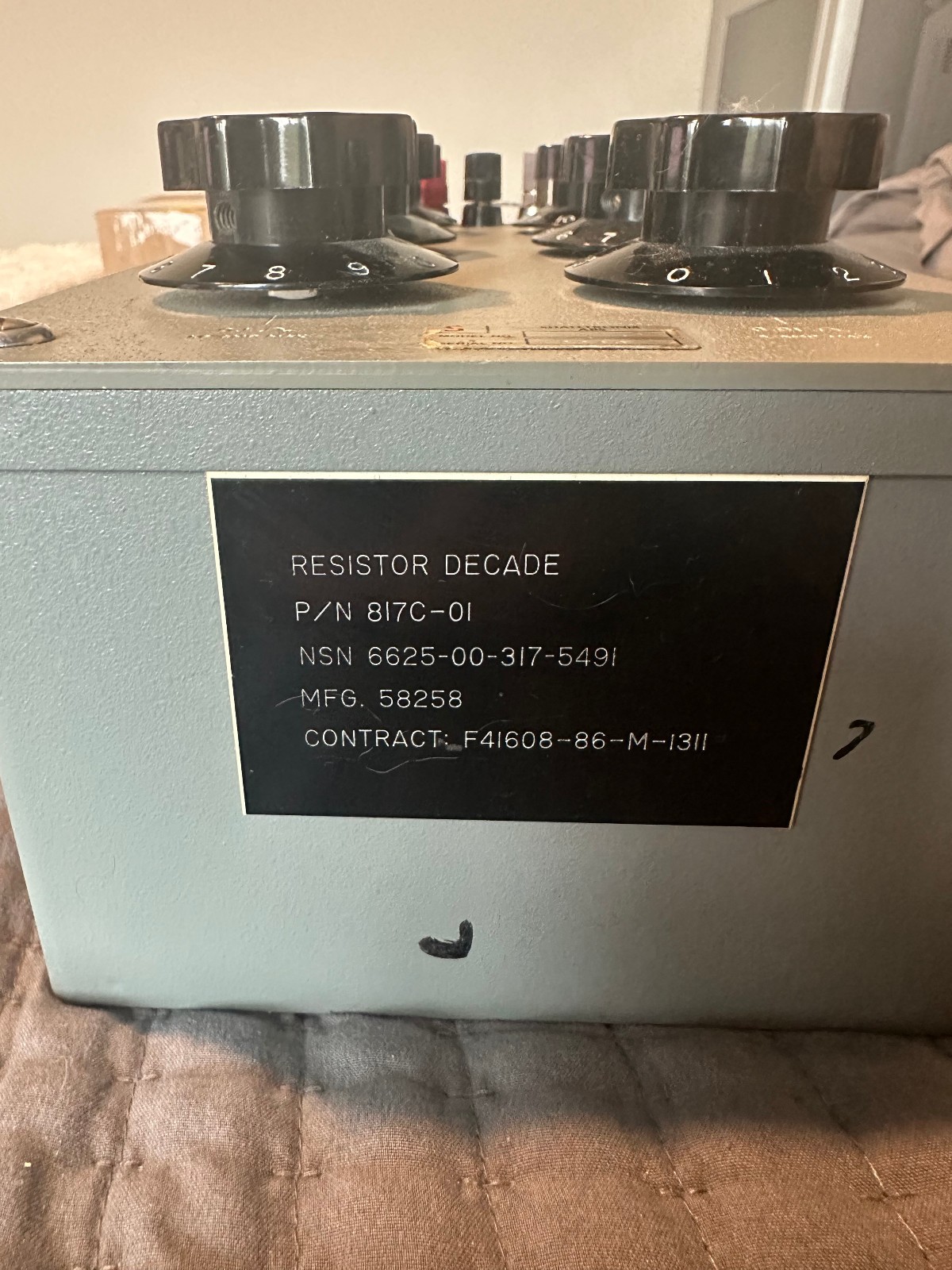 Shalltronix 817C-01 Resistance Box Decade Resistor