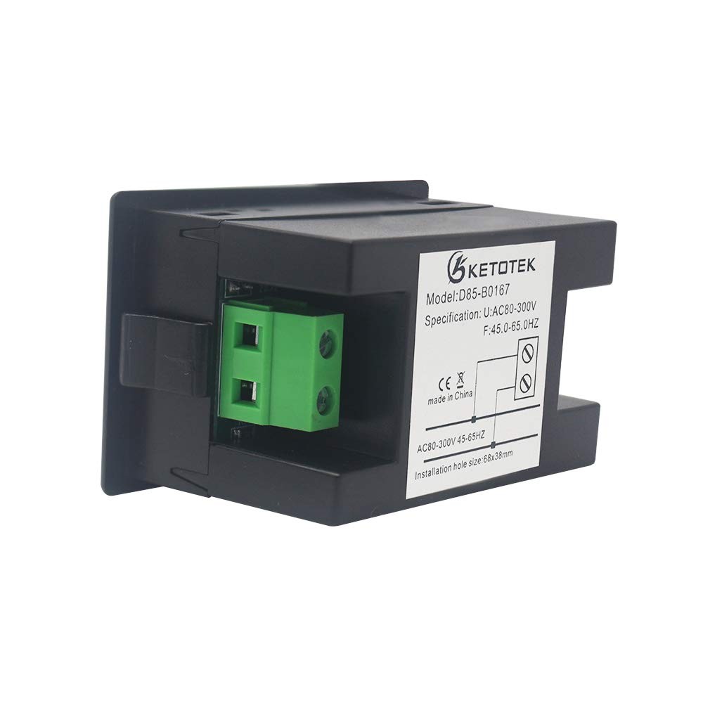 Digital AC Voltmeter Panel-Mounted Instrument Frequency Counter