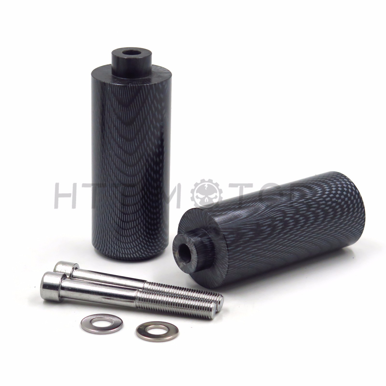 HTTMT Carbon Long Frame Sliders Crash Falling Protector For Yamaha FZ6 2004-2012