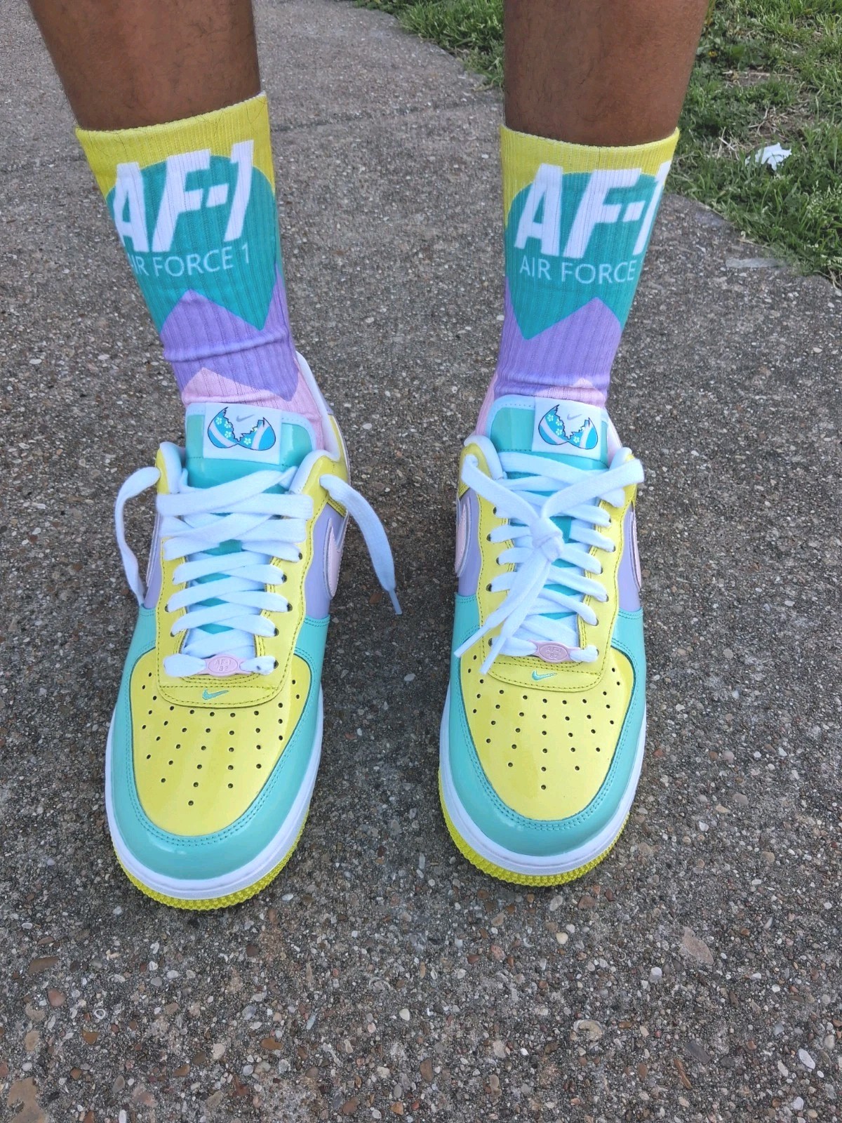 Easter Air Force 1 Socks