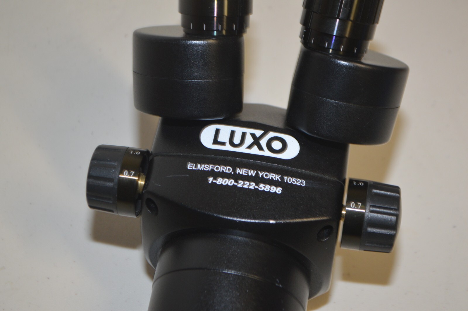 Luxo White Binocular Stereo Microscope Head #W6004