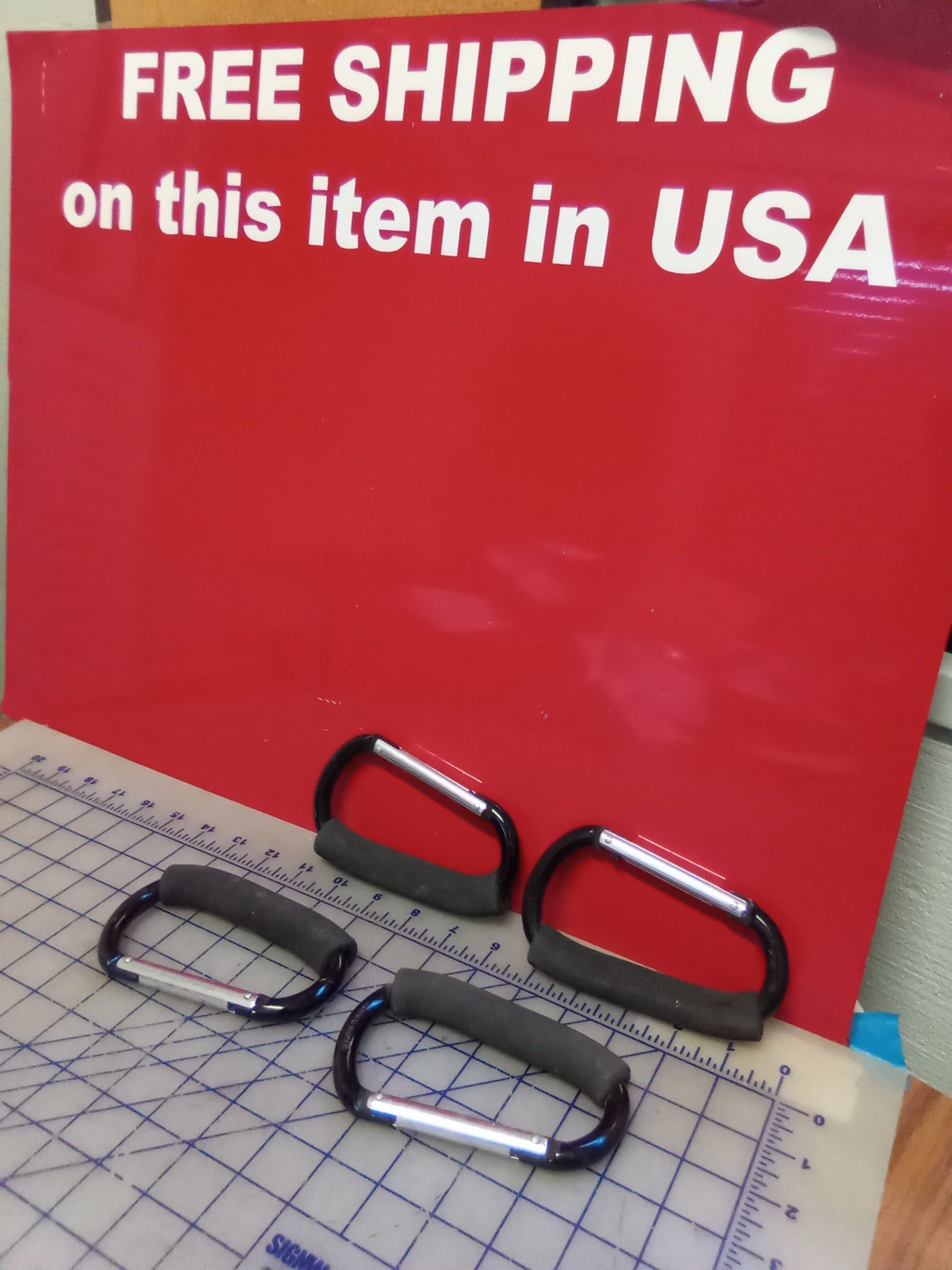 Used Pack Of 4, 5" Jumbo Hooks, 60342, Good Condition, Free Shipping