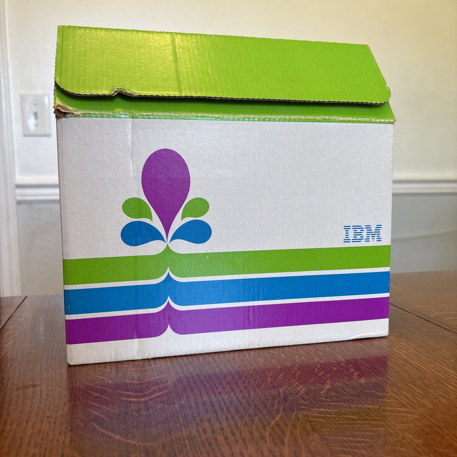 Paul Rand IBM Supply Kit Ca 1980s Vintage Empty Box Fine Art Design