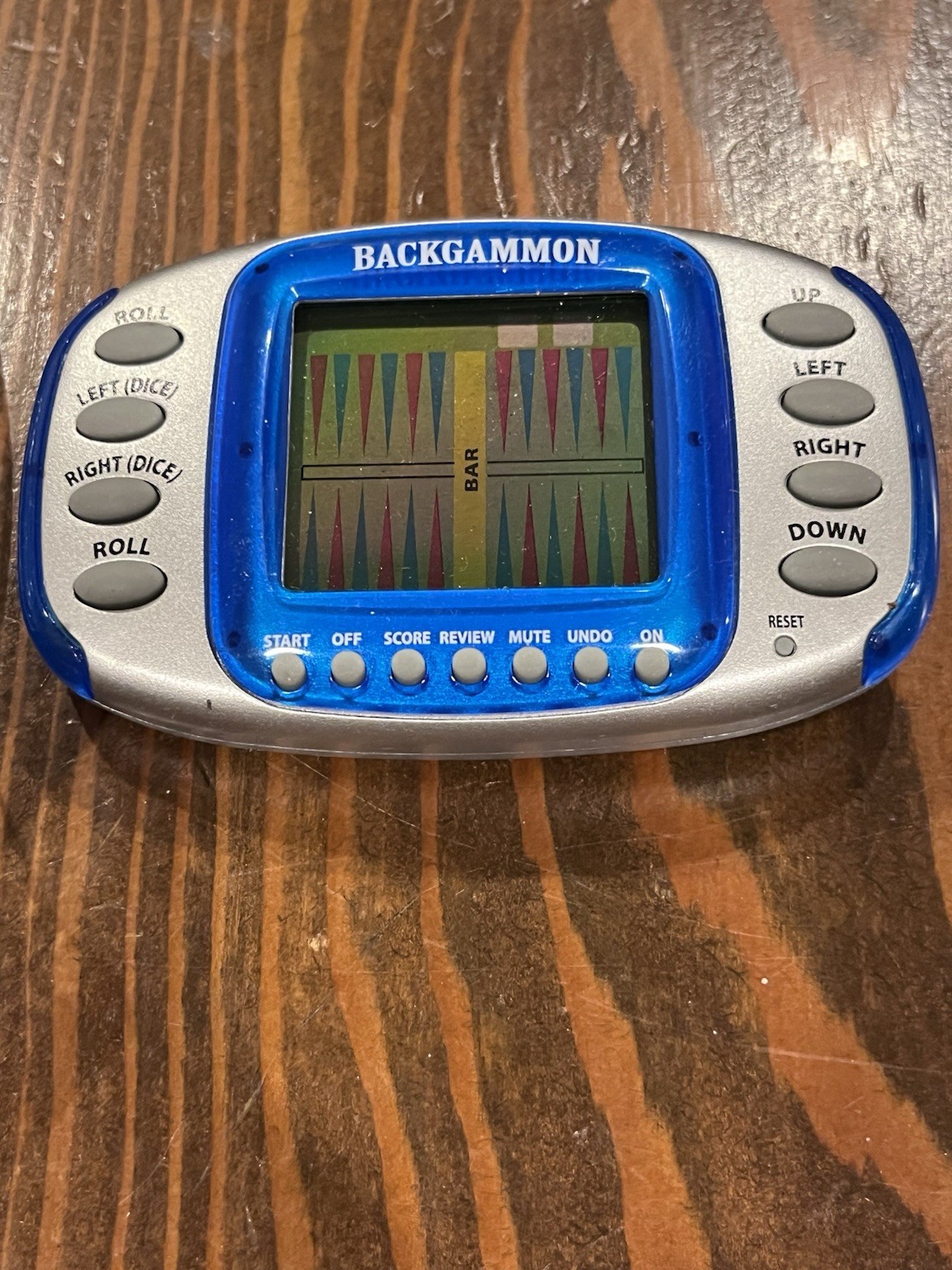 Backgammon Game Electronic Handheld Vtg Travel Size