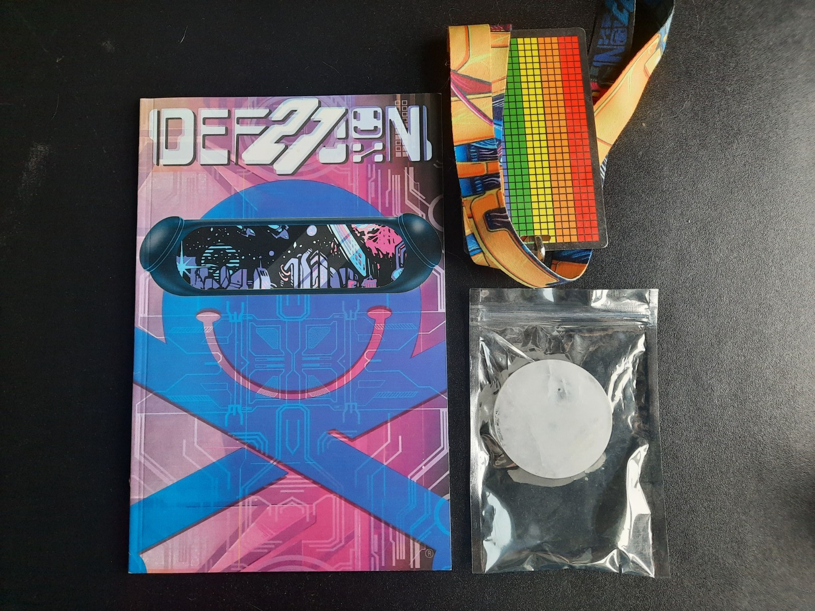 Def Con 27 Human Badge with booklet and challenge card