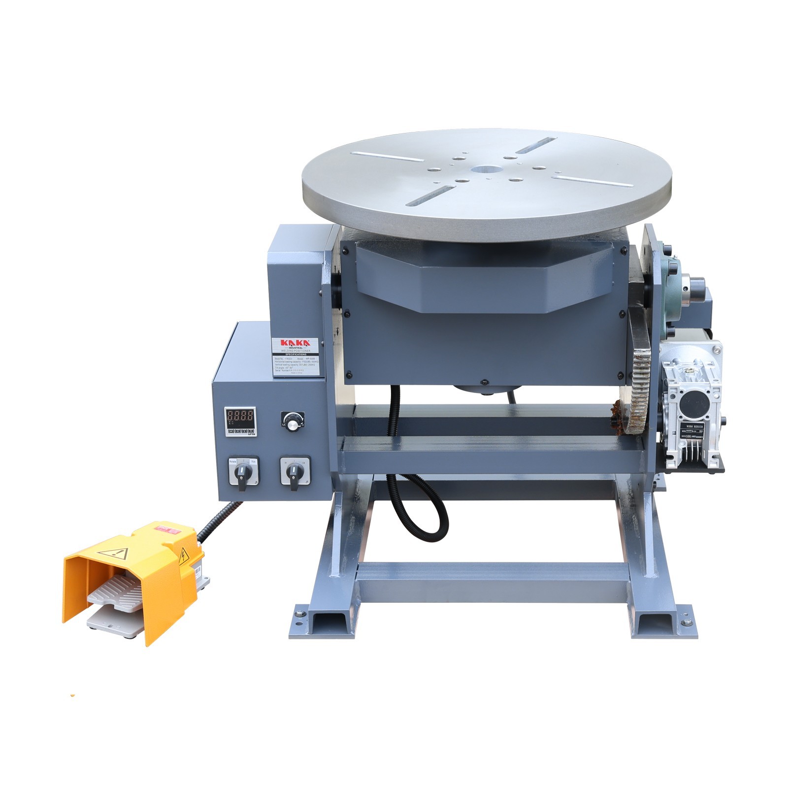 KAKA Welding Positioner, 1102LBS Capacity, 0-4.5 RPM, 0-135° Tilt, 110V WP-500B