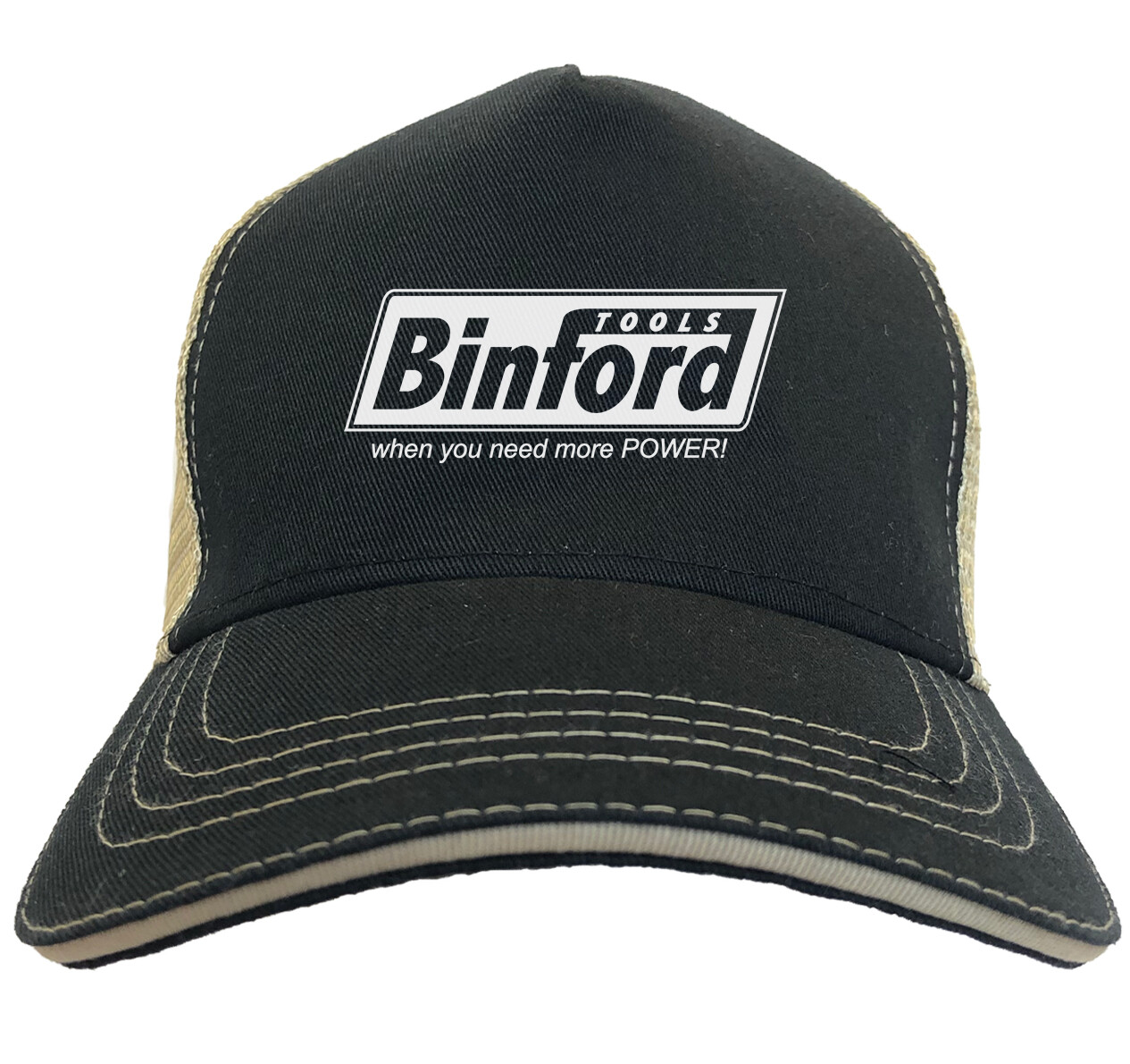 Binford Tools - TV Show Parody Al Tim Toolman Twill Soft Mesh Trucker Hat