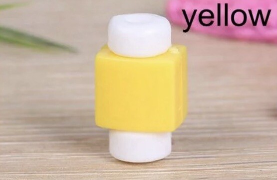 10pcs Colorful USB Charging Cable Line Protectors - Red/Pink/Yellow