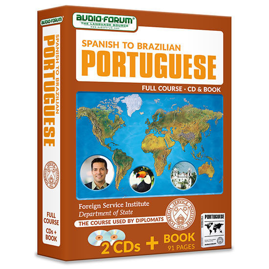 FSI: Spanish to Brazilian Portuguese (2 CDs/Book) by Foreign Service Institute