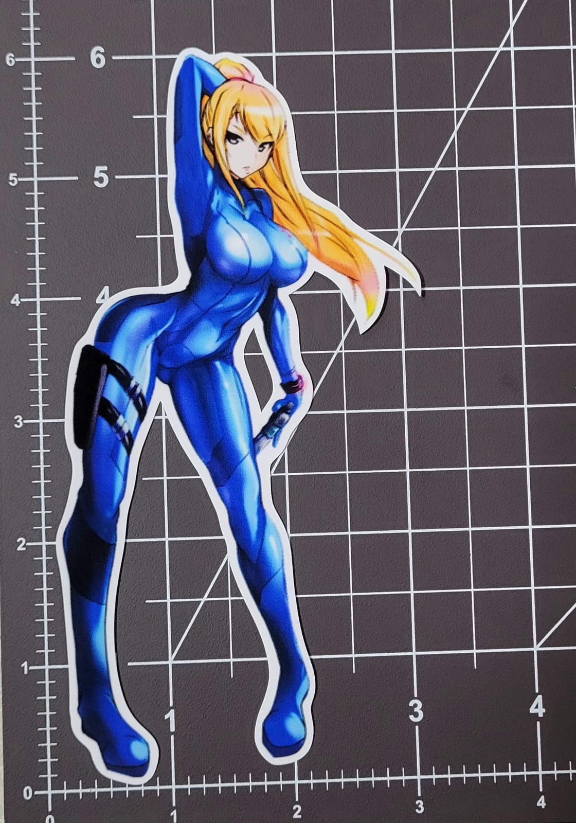 Metroid Samus V2 Sticker 6"
