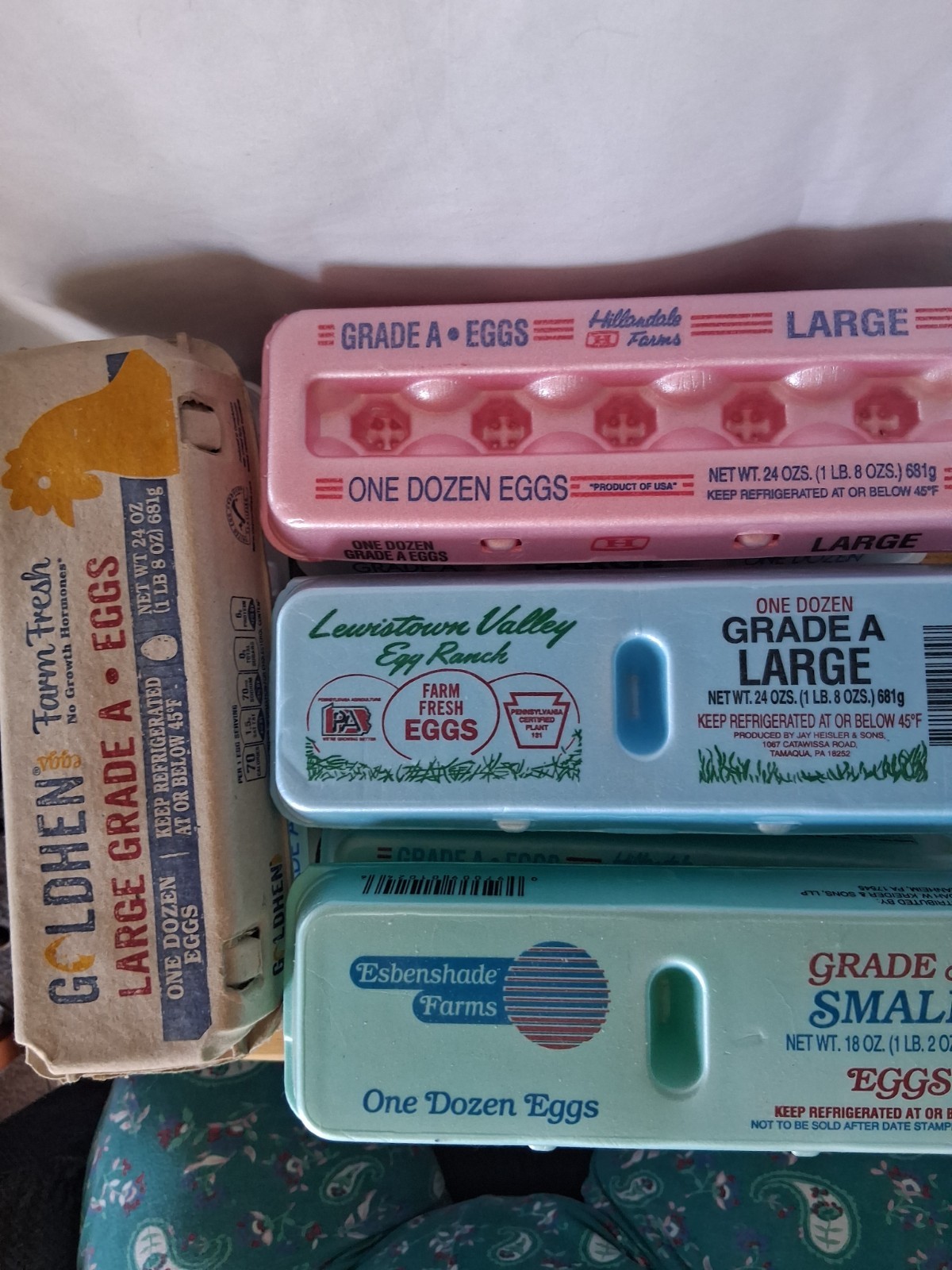 Assorted Egg Cartons