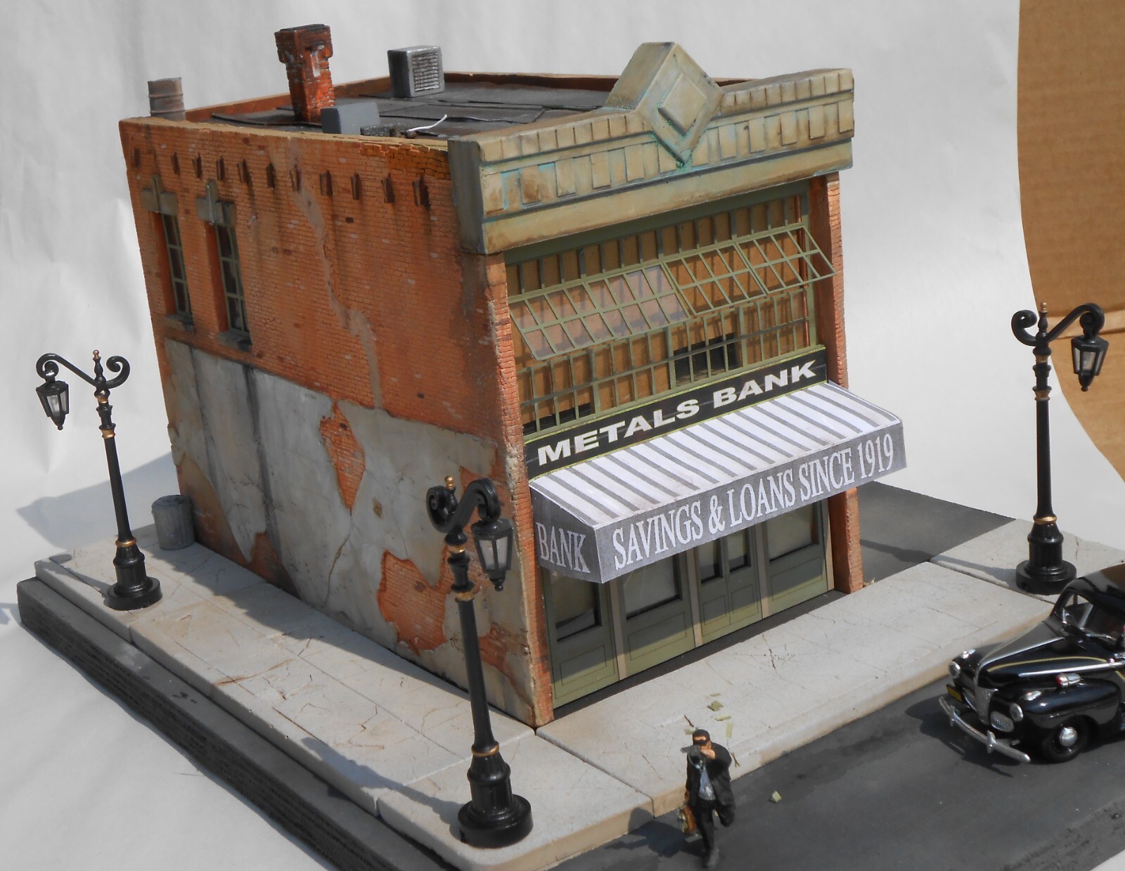 Downtown Deco O Scale Metals Bank Craftsman Building kit 1 At This Price!