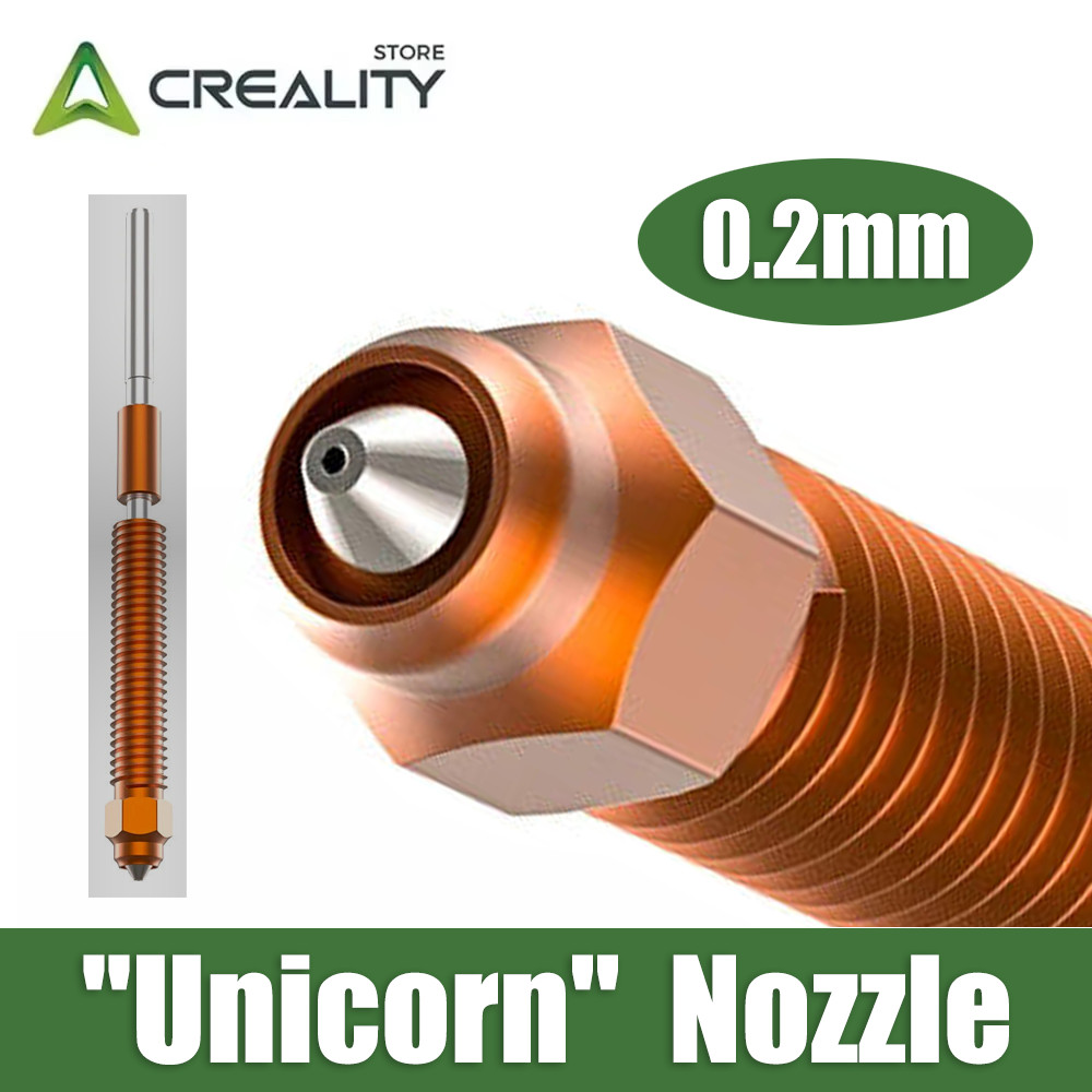 Creality K2 Plus Nozzles 0.2mm Unicorn K2P Quick-Swap Nozzles 3d Printer Parts