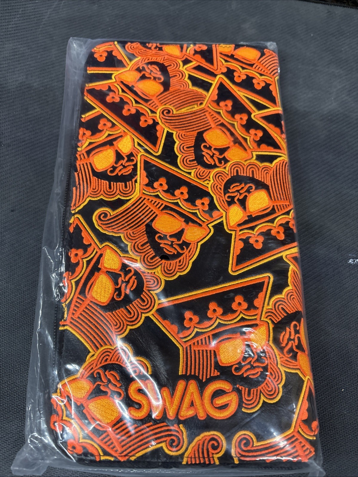 NEW SEALED Swag Golf Stacked Kings Orange Glove Holder Case