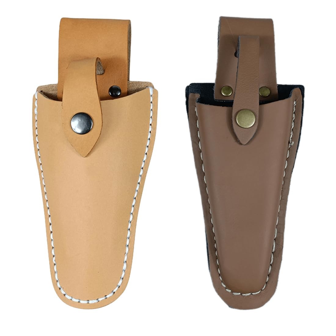 Pruner Holster 2pcs Pliers Case Leather Tool Holder Belt Pouch Garden Shears Kni