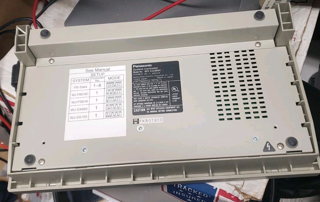Panasonic CCTV Joystick Controller WV-CU360C