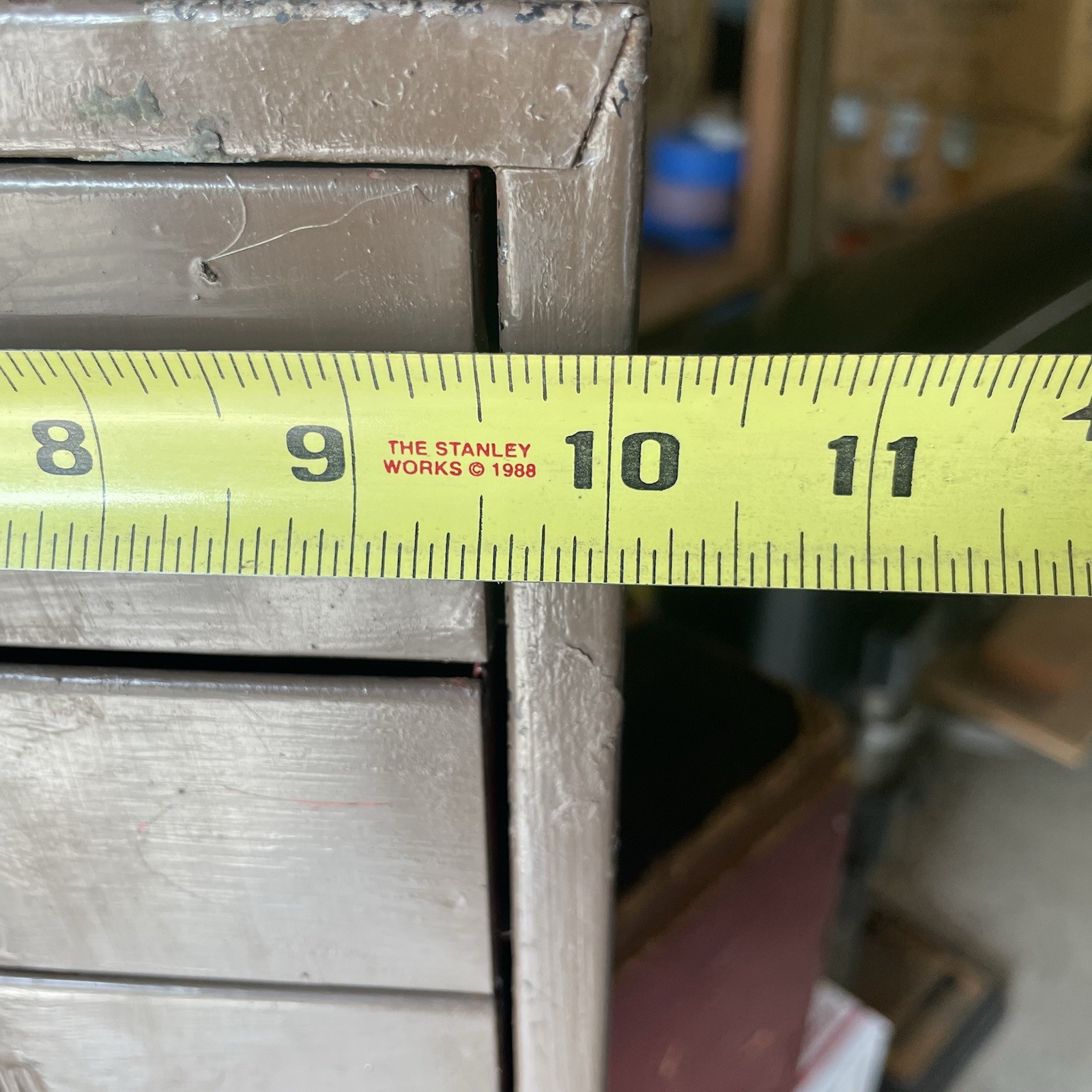 Vintage 4 Drawer Utility Cabinet Storage Industrial