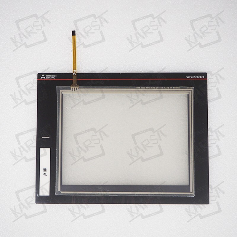 Touch Screen Panel Digitizer Glass for GT2508-VTBA GT2508-VTBD + Overlay Film