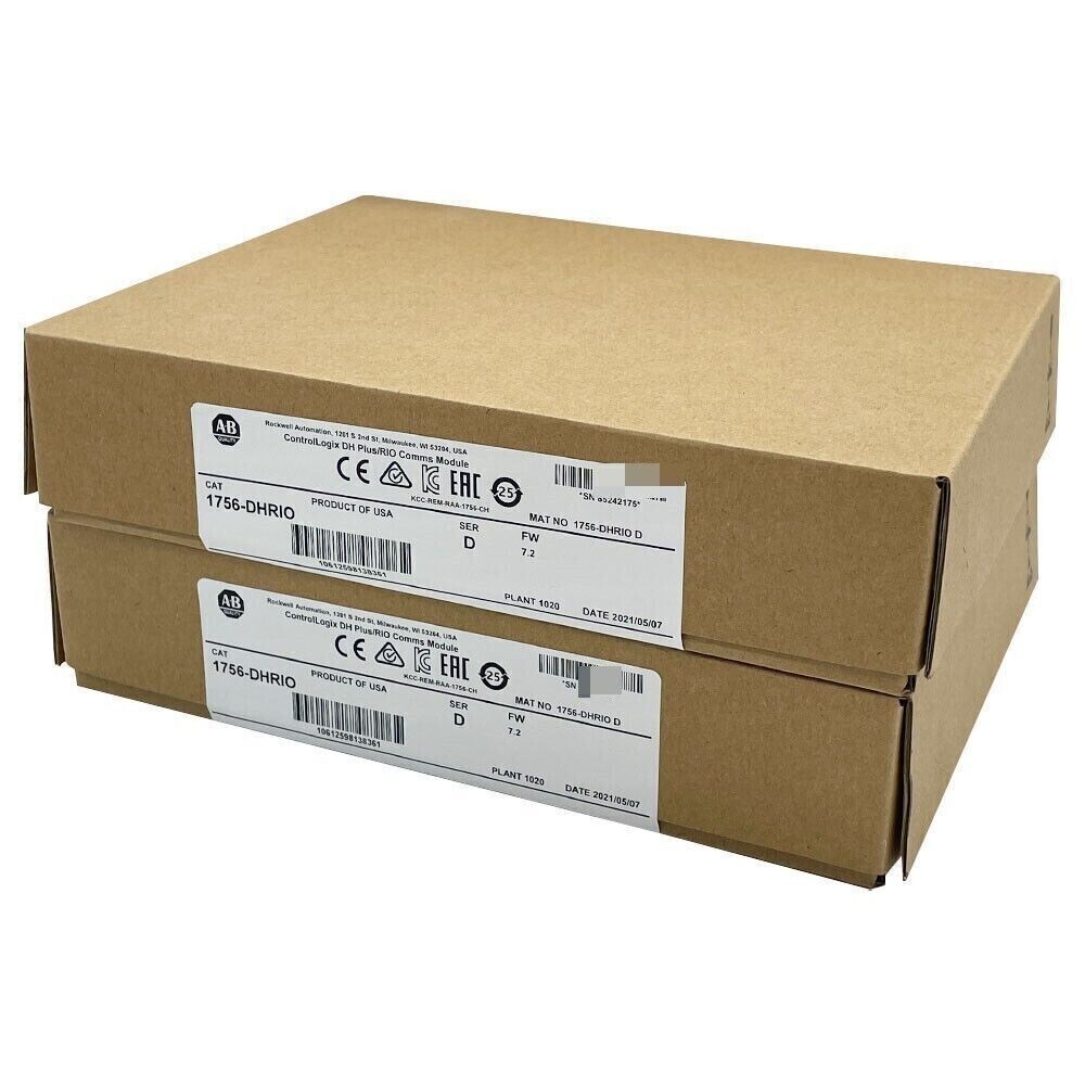 New PLC-AB 1756-DHRIO Ser D Controllogix Communication Module