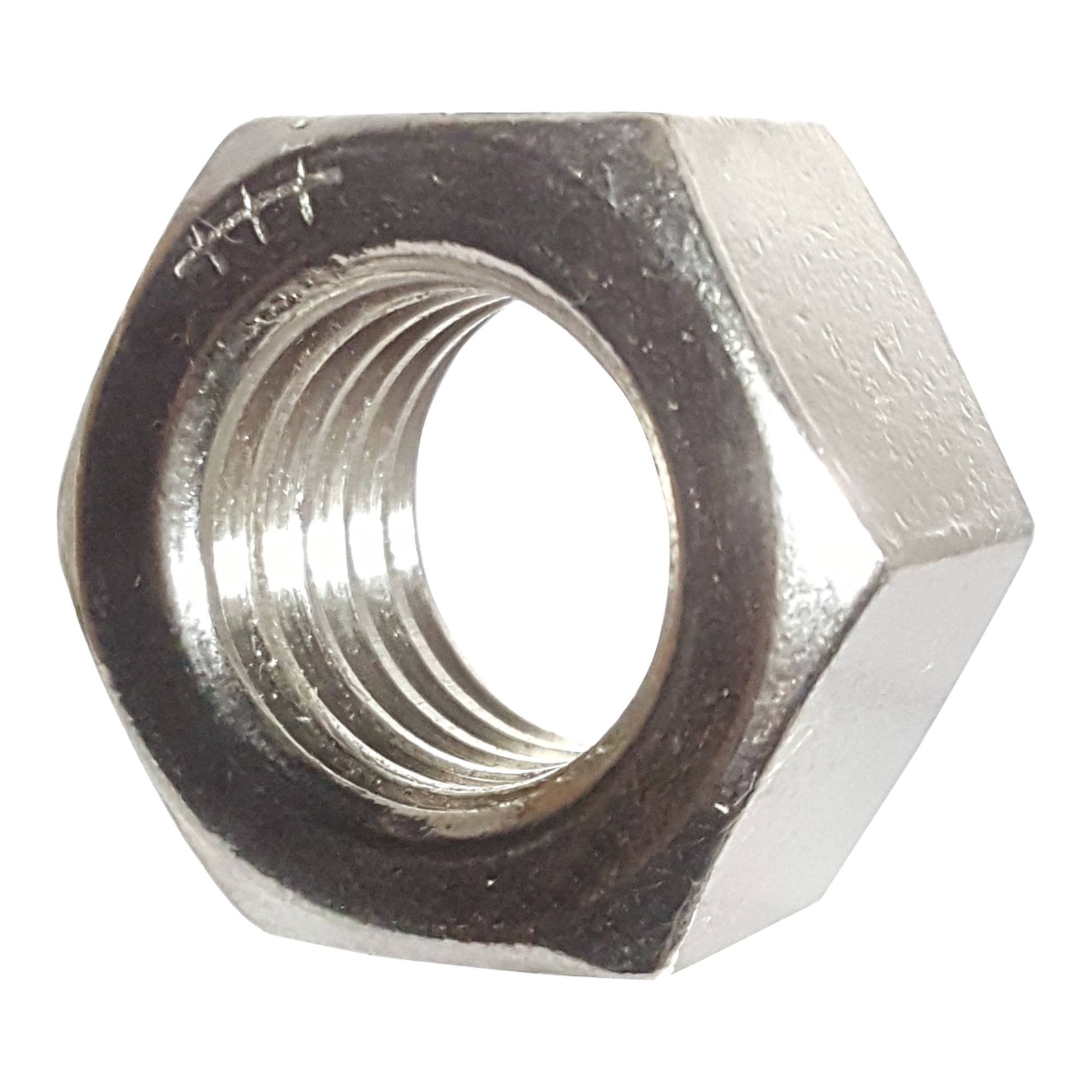 7/16-20 Hex Nut Stainless Steel Grade 18-8 Full Finished Qty 25
