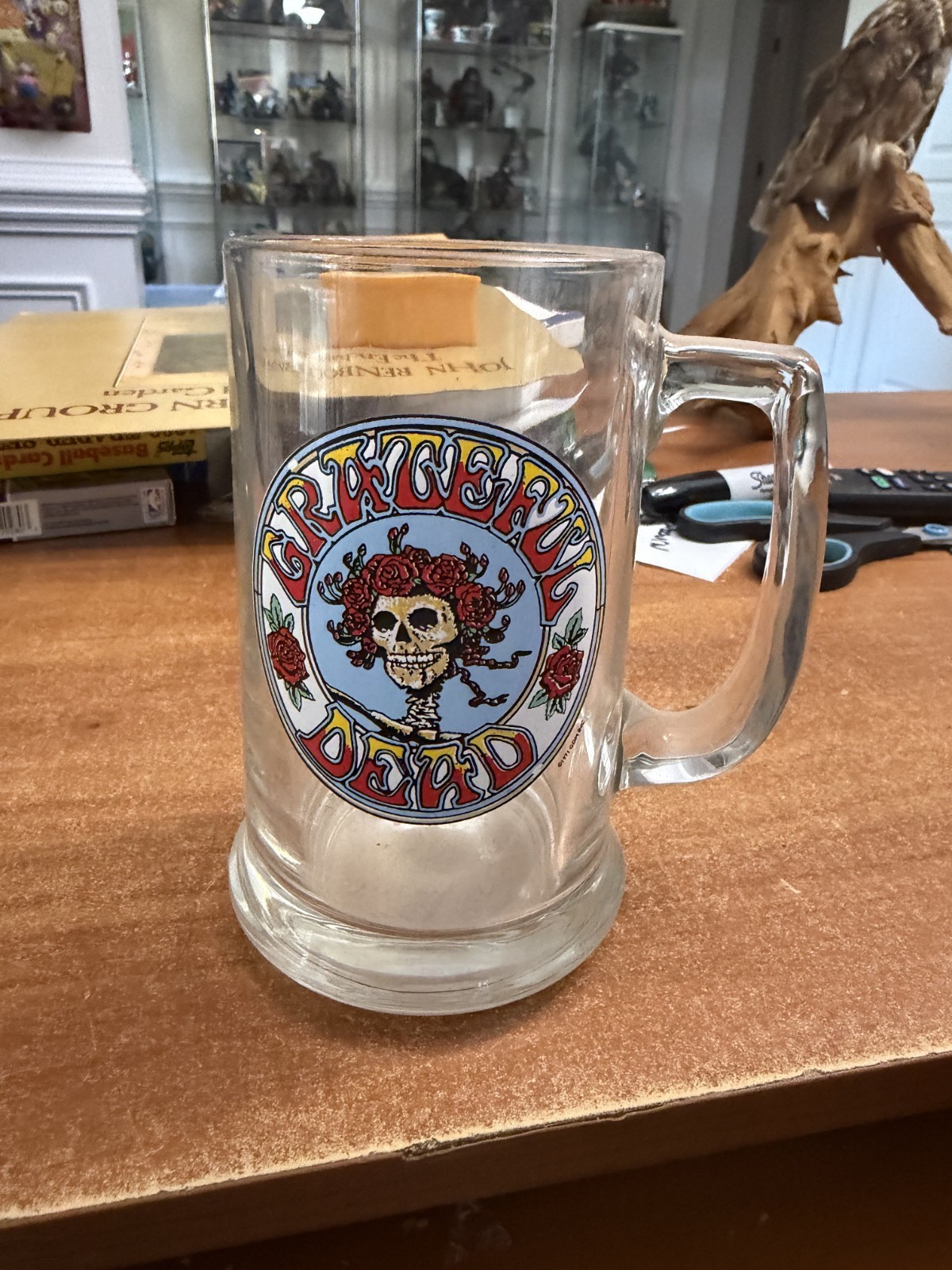 Grateful Dead 5.5 1980's glass Mug Rock Music