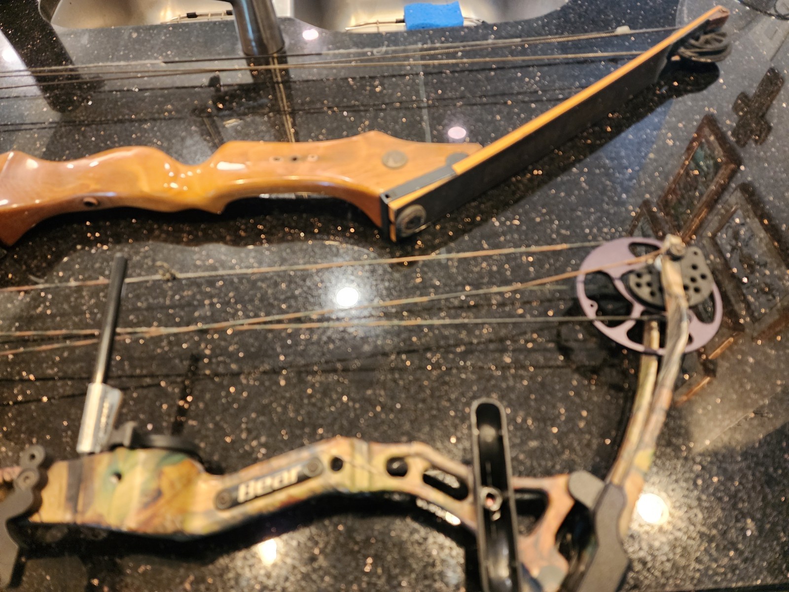 TWO BEAR COMPOUND BOWS FOR ONE MONEY ,MODEL BROWN BEAR & BEAR ARCHERY COMPOUND