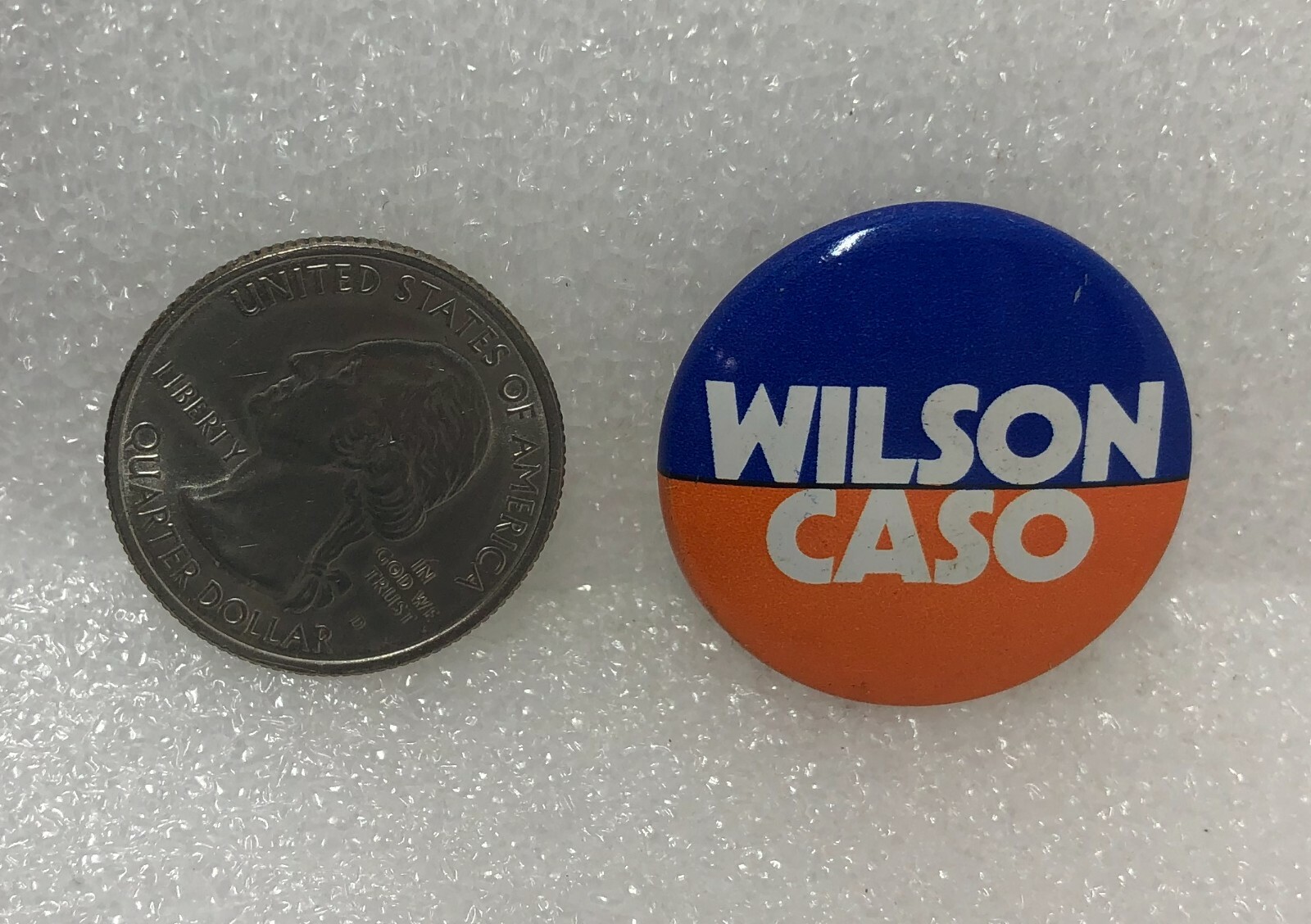 Wilson Caso Political Pin