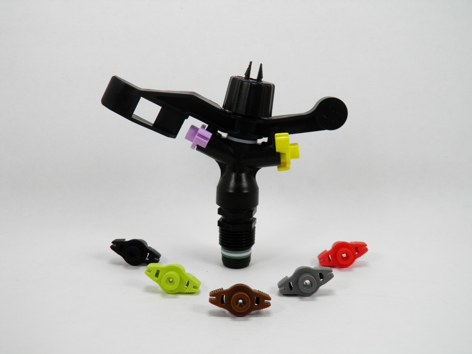 5 VYR-16 1/2" FULL CIRCLE AG SPRINKLERS HIGH OR LOW ANGLE ALL NOZZLES INCLUDED!