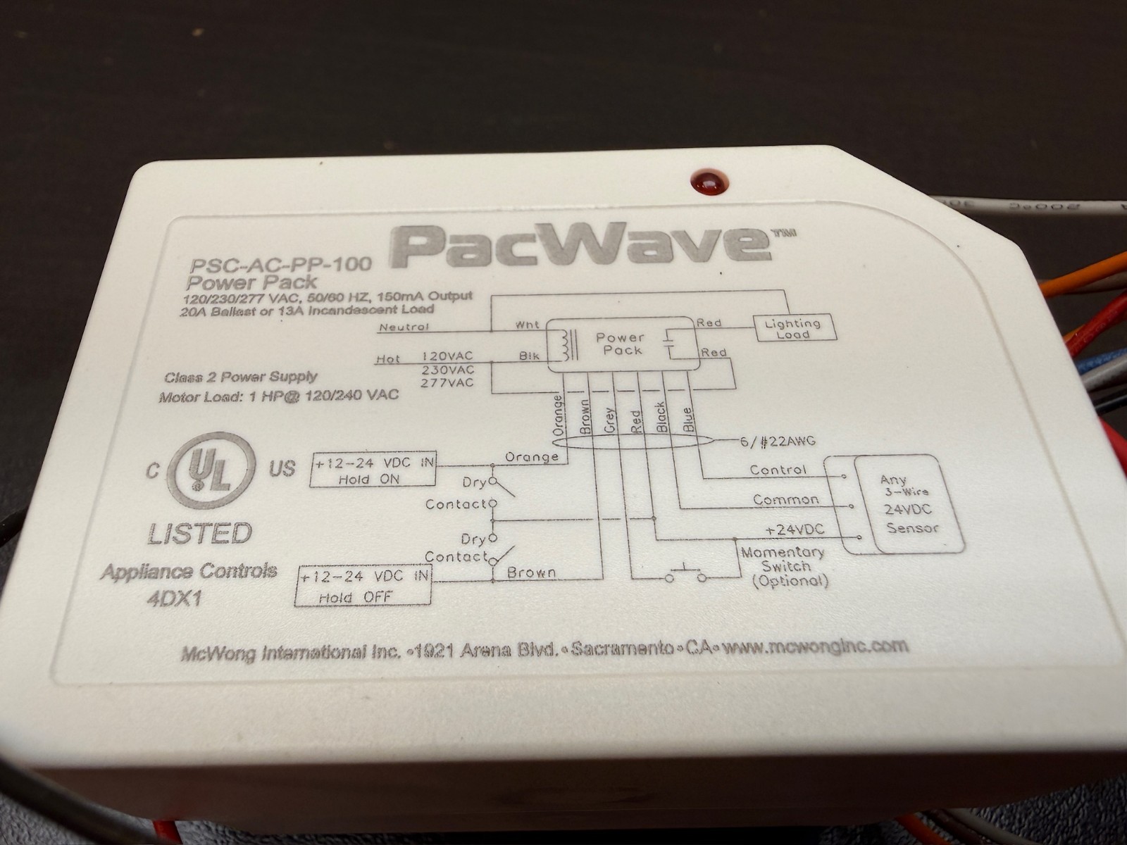 NEW PacWave PSC-AC-PP-100 Power Pack Class 2 Output Power Supply/Low Voltage