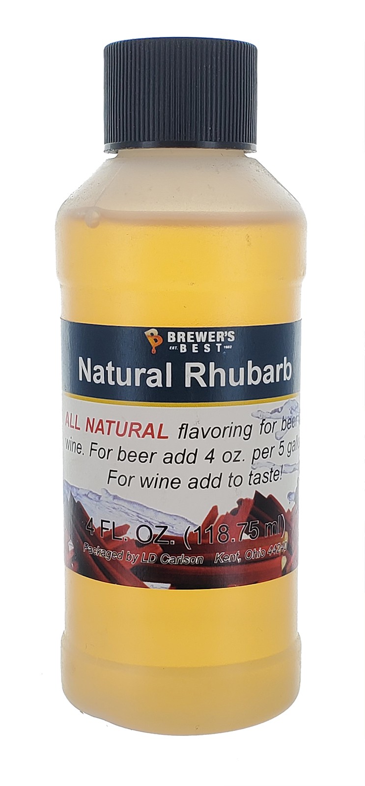 Natural Rhubarb Flavoring Extract - 4 oz.