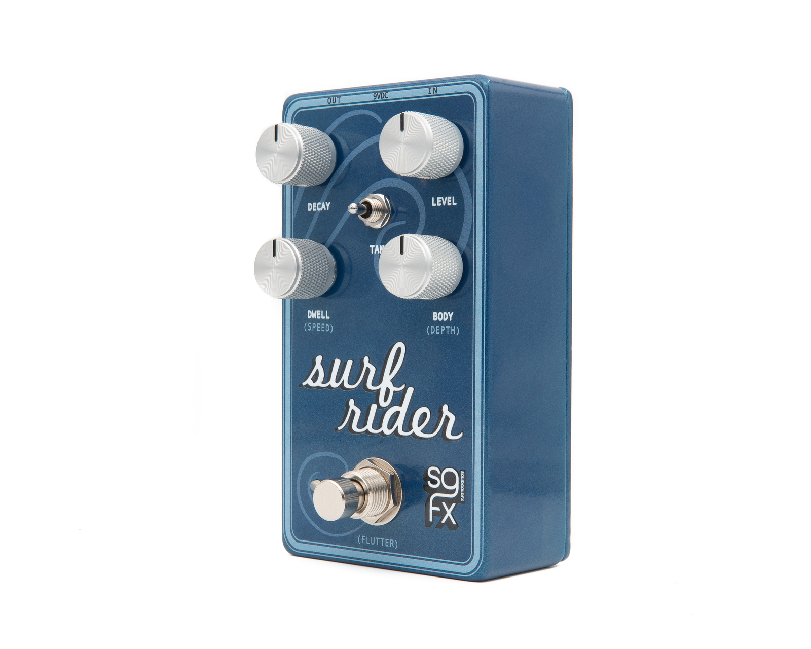 Solidgoldfx Surf Rider IV Spring Reverb Effects Pedal