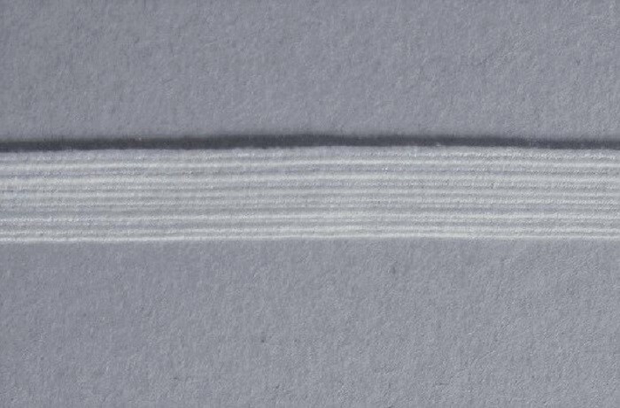CRAFT-SEWING-ELASTIC  3mtrs x 11mm White Ribbed Elastic