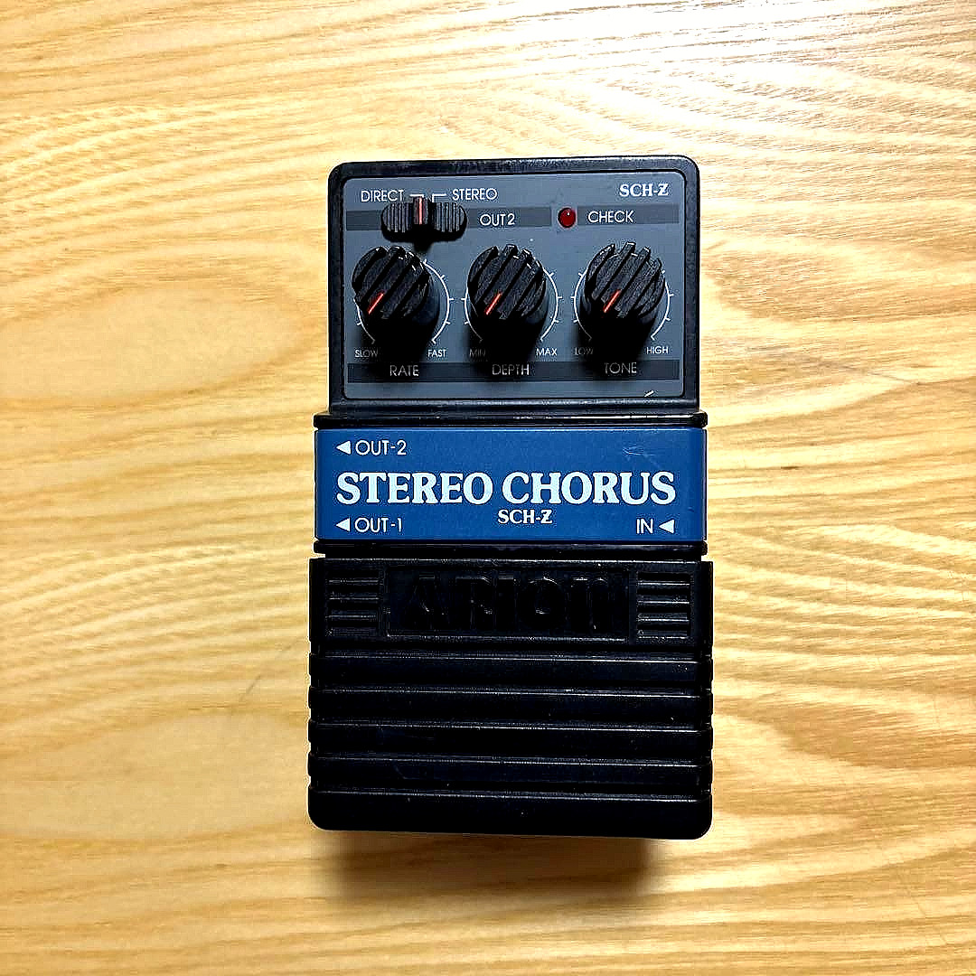 Arion SCH-Z Stereo Chorus Guitar Effects Pedal Used Tested from JAPAN