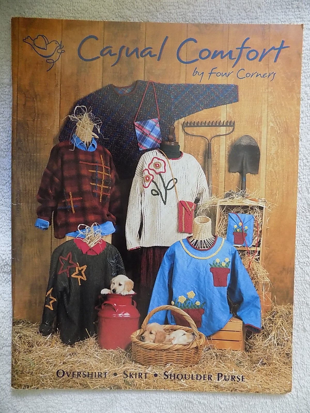 Casual Comfort Leaflet Cross Stitch Craft Booklet Embroidery Four Corners