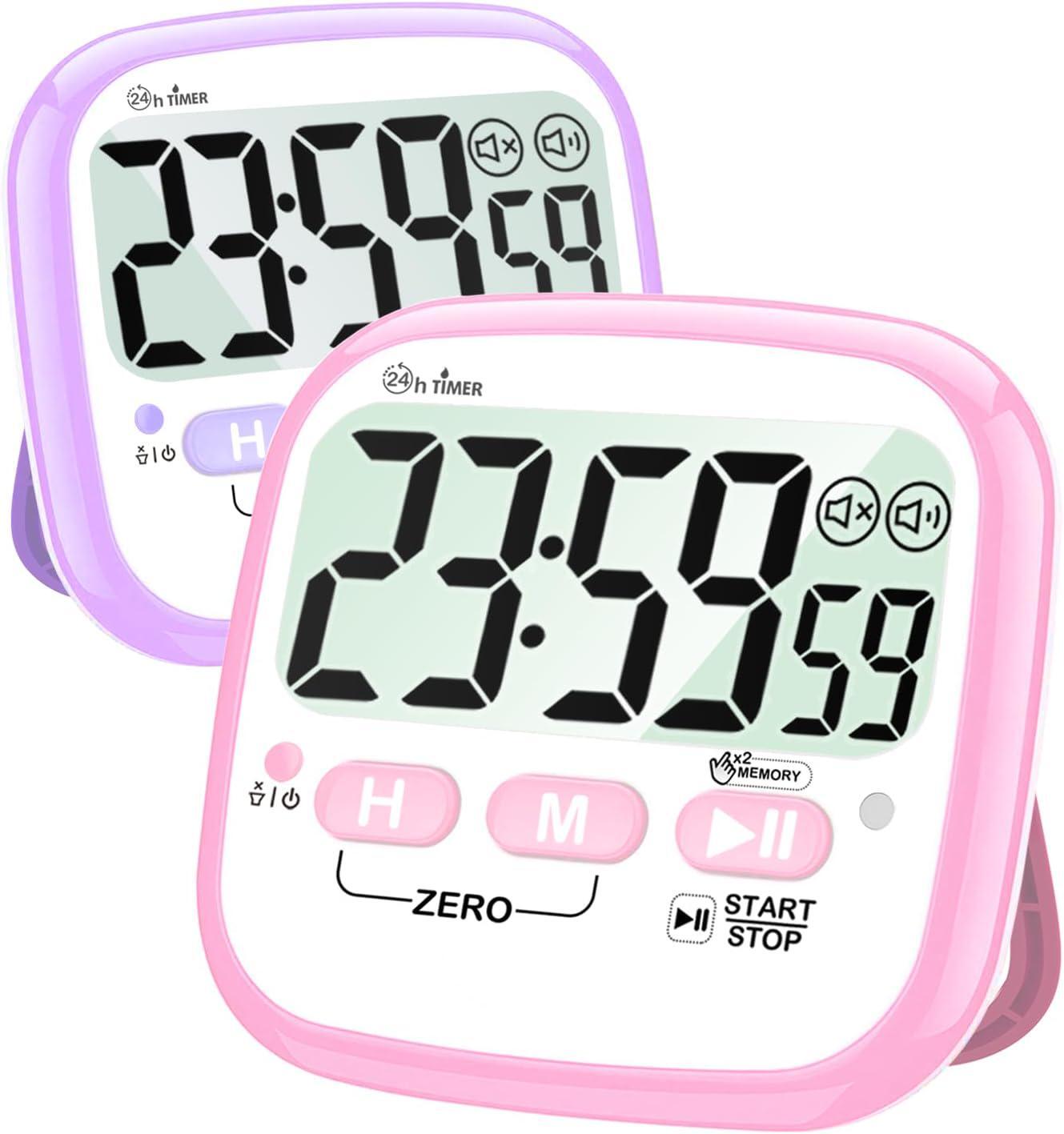 Antonki Classroom Timers Kids Teachers Magnetic 2 Pack