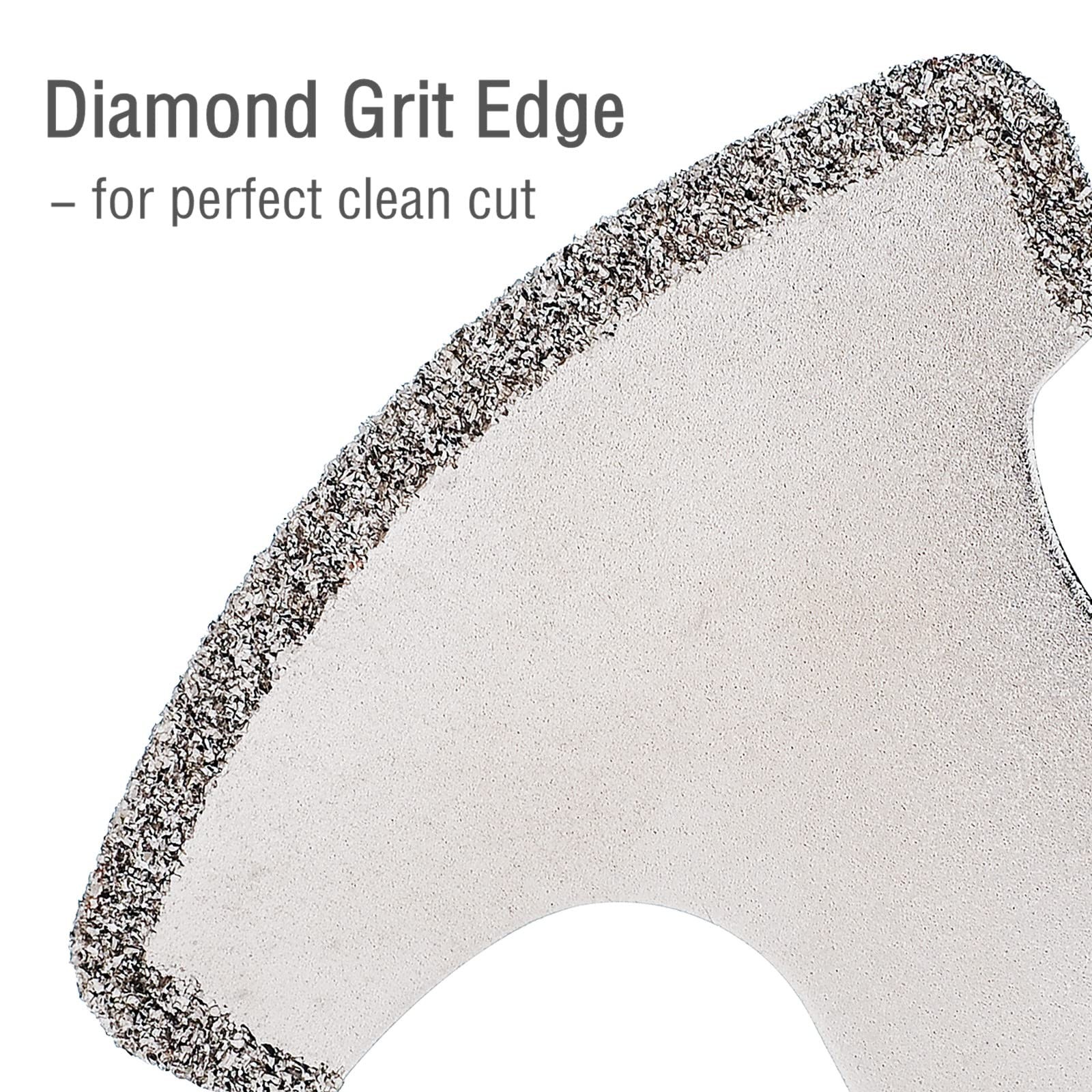6 Pieces Diamond Oscillating Tool Blade Set Multi Tool Mortar Cutting Saw Blades