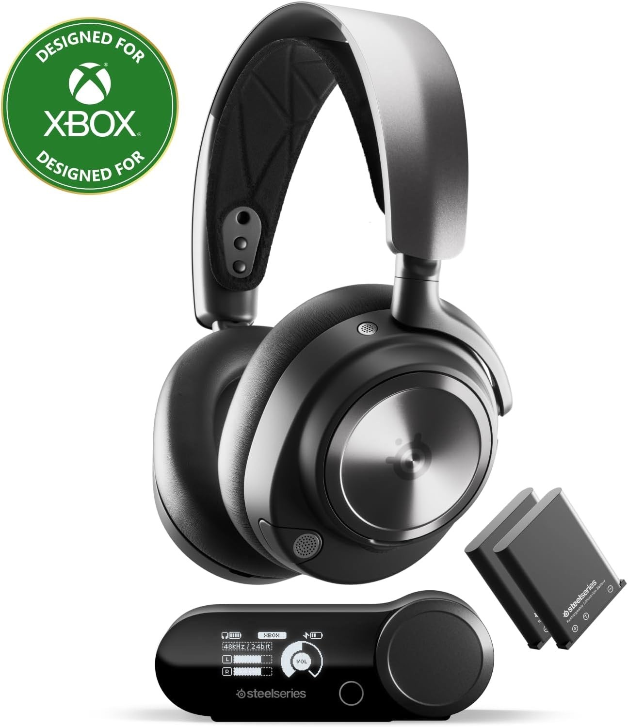 SteelSeries Arctis Nova Pro Wireless Xbox Multi-System Gaming Headset Black New!