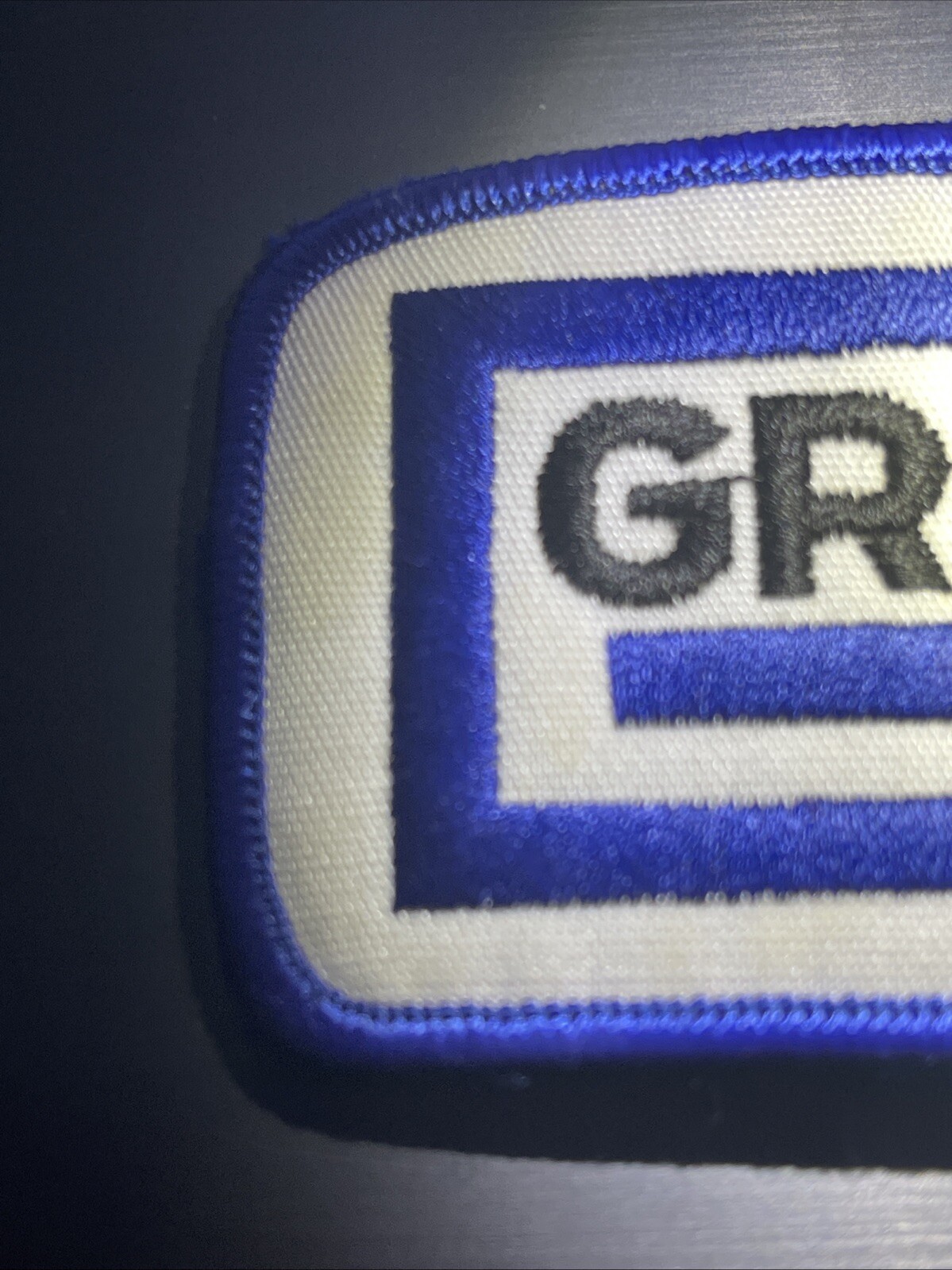Vintage Groth Petroleum Manufacturing Patch; 2” X 3.5”