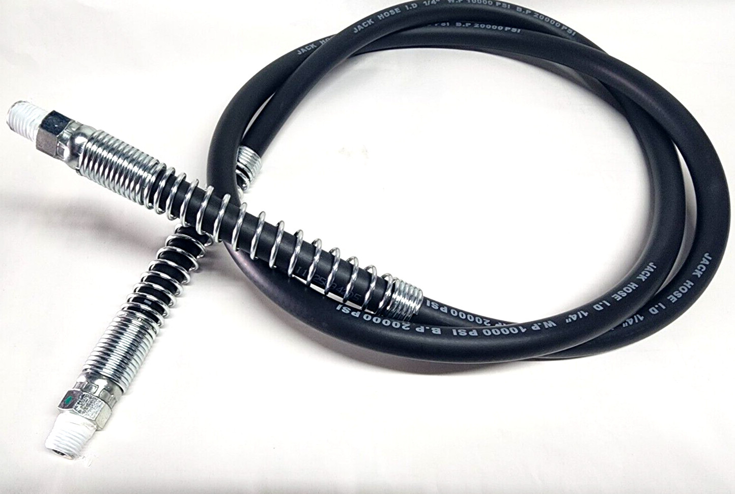 6' Heavy duty Hydraulic Hose 1/4" ends - shielded -  10.000Lbs Capacity