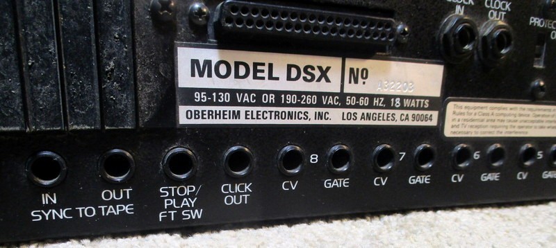 Oberheim DSX Digital Polyphonic Sequencer Vintage Rare