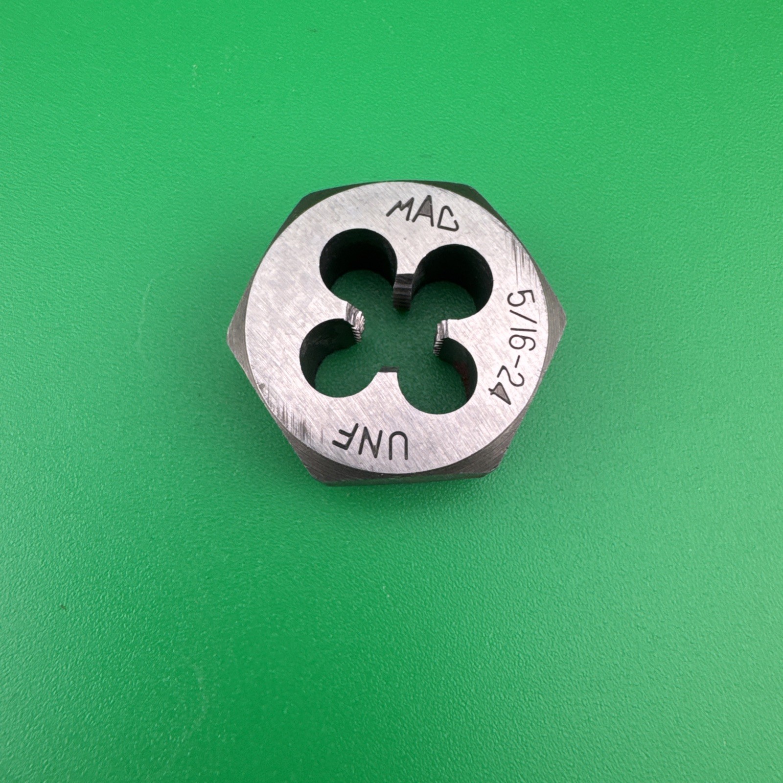 Mac Tools 6529DIA SAE Hexagonal Die 5/16"-24 NF - 1" Shank