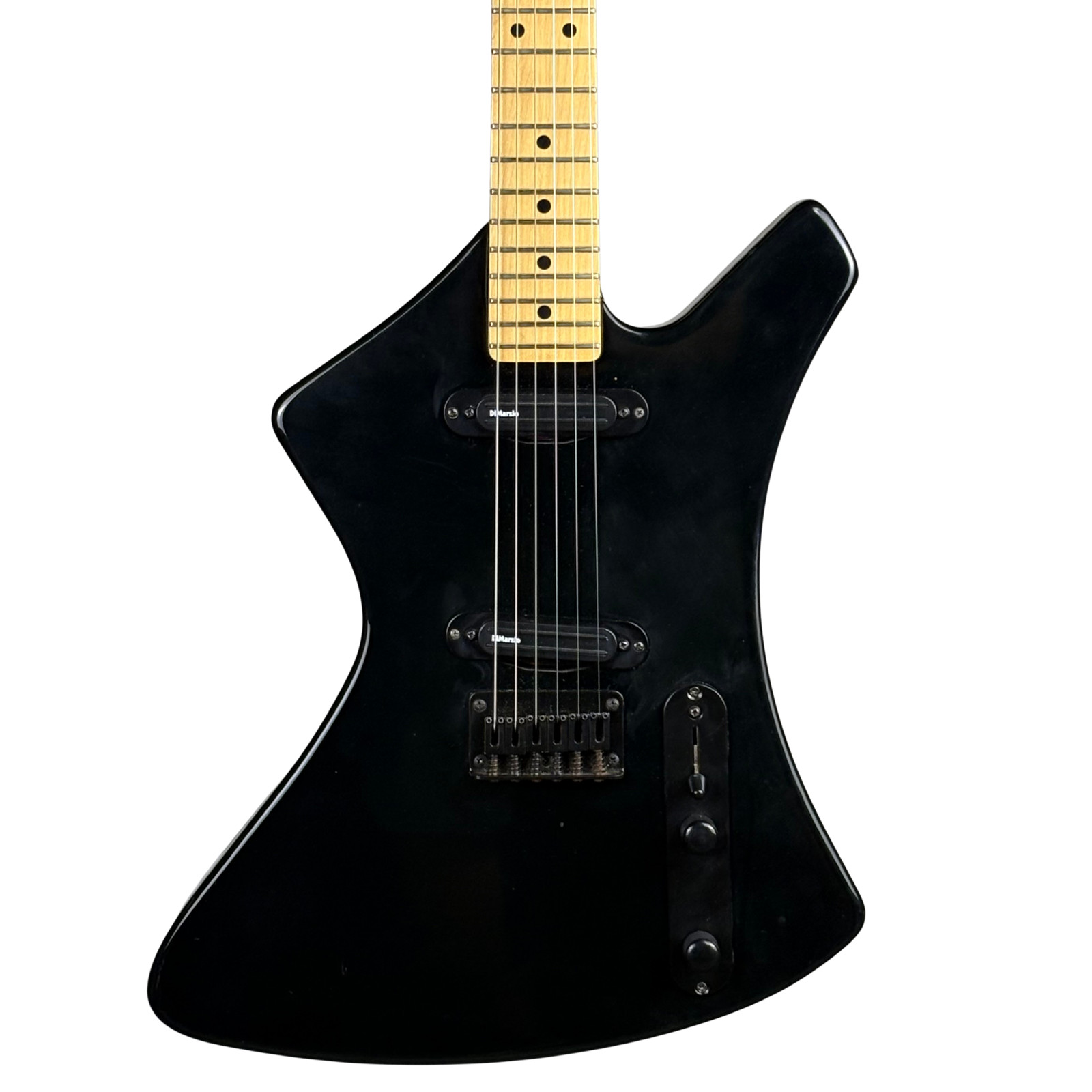 Washburn A-5 Stage Series Electric Guitar Black 1983 MIJ W/OHSC (Used)